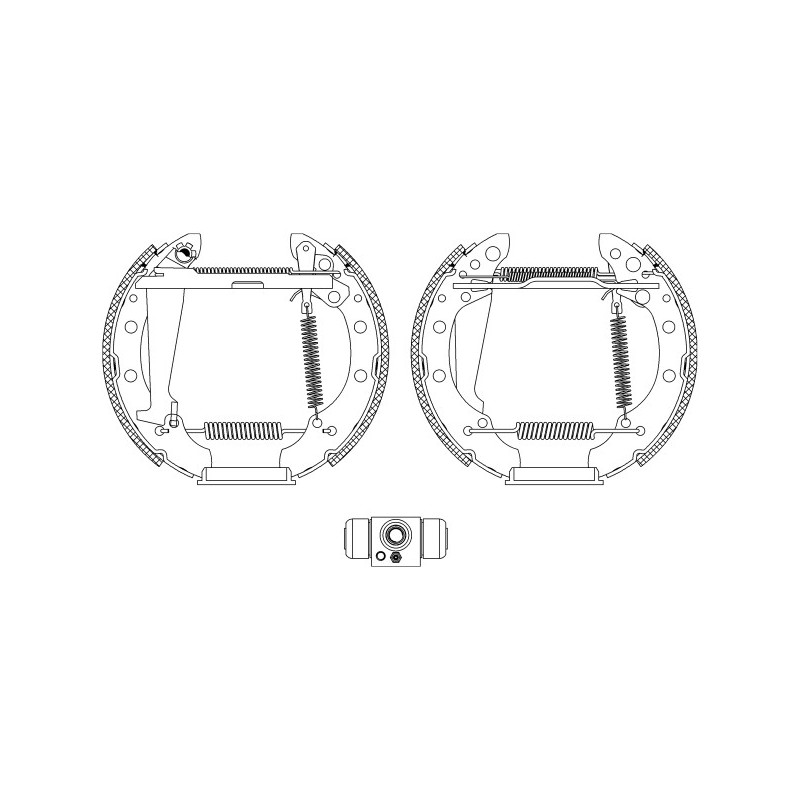 Jeu de mâchoires de frein MINTEX