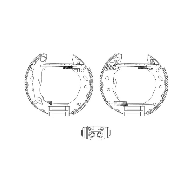 Jeu de mâchoires de frein MINTEX