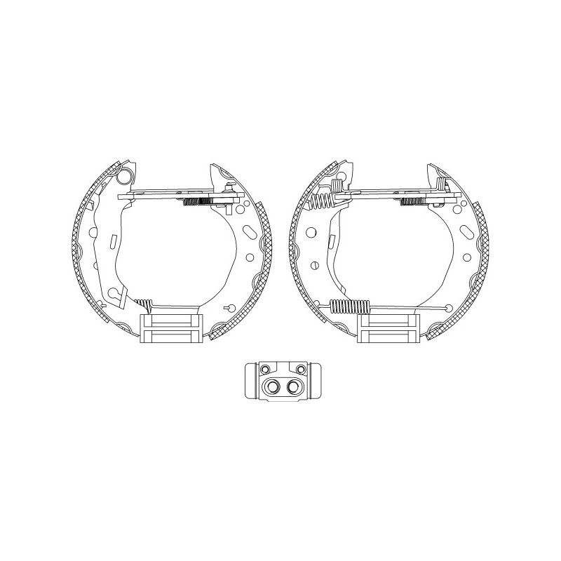 Jeu de mâchoires de frein MINTEX