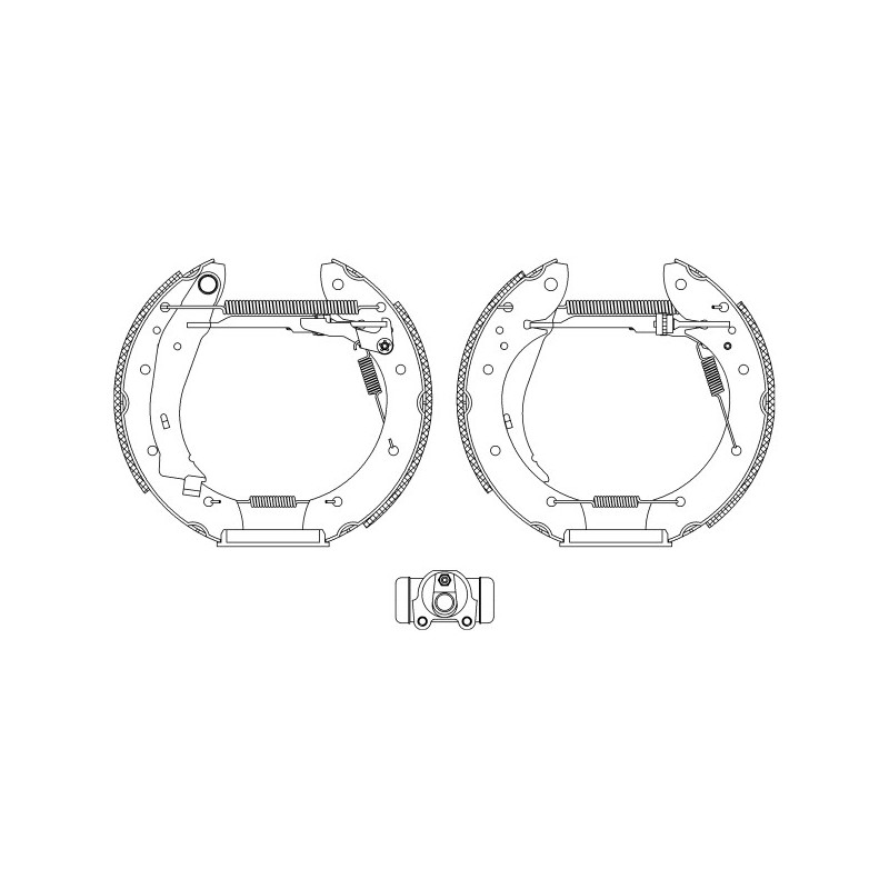 Jeu de mâchoires de frein MINTEX