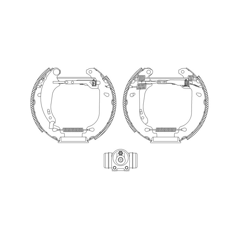 Jeu de mâchoires de frein MINTEX