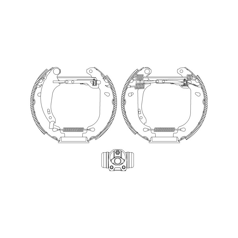 Jeu de mâchoires de frein MINTEX