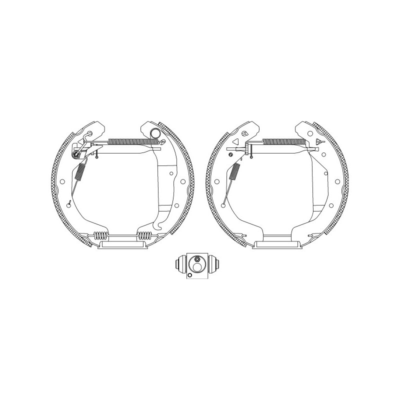 Jeu de mâchoires de frein MINTEX