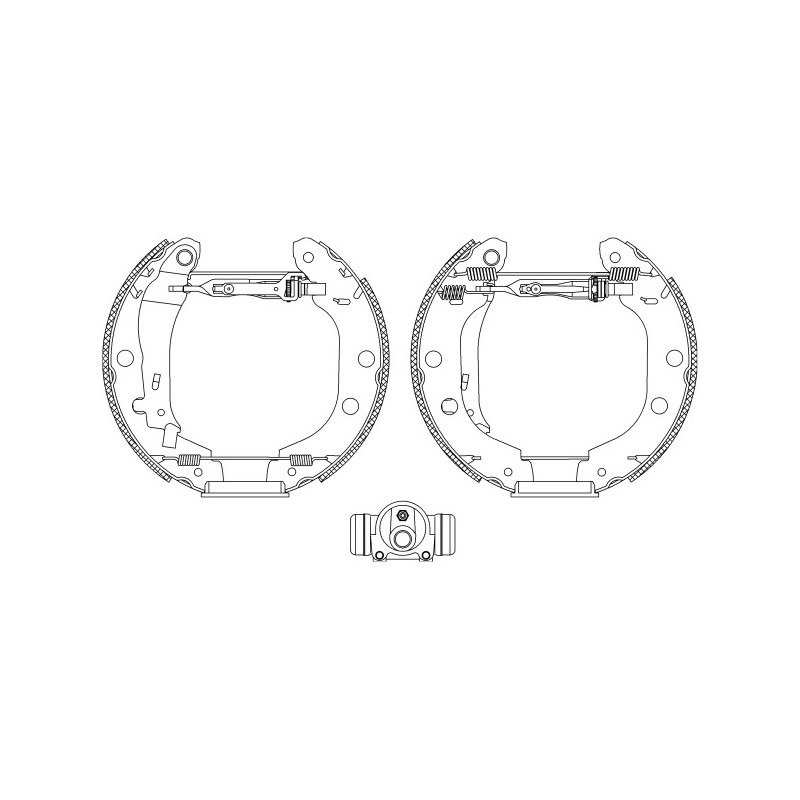 Jeu de mâchoires de frein MINTEX