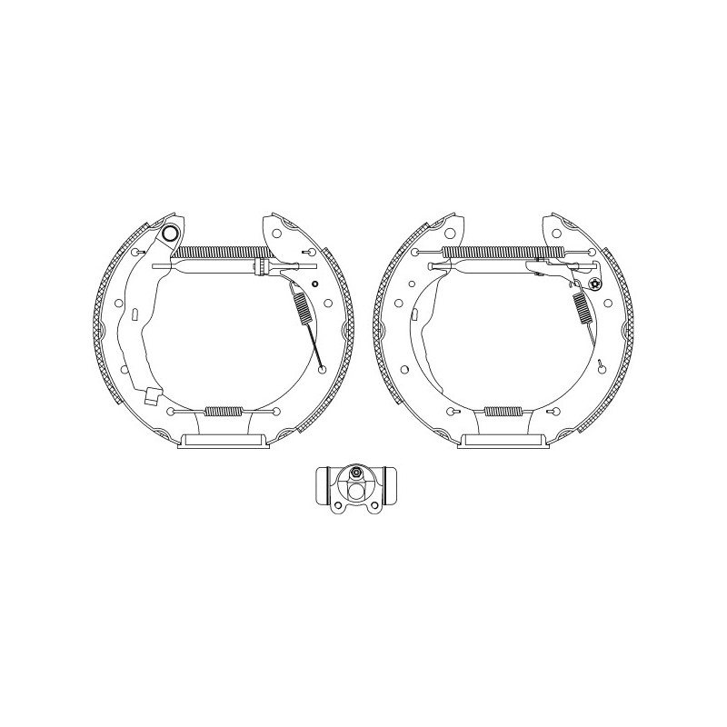 Jeu de mâchoires de frein MINTEX