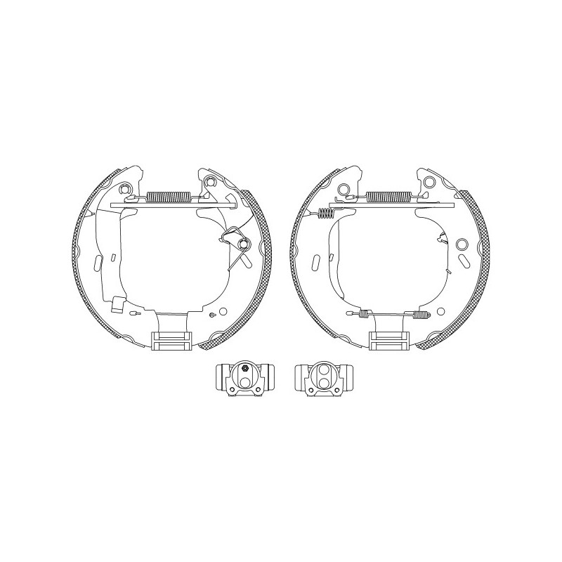 Jeu de mâchoires de frein MINTEX