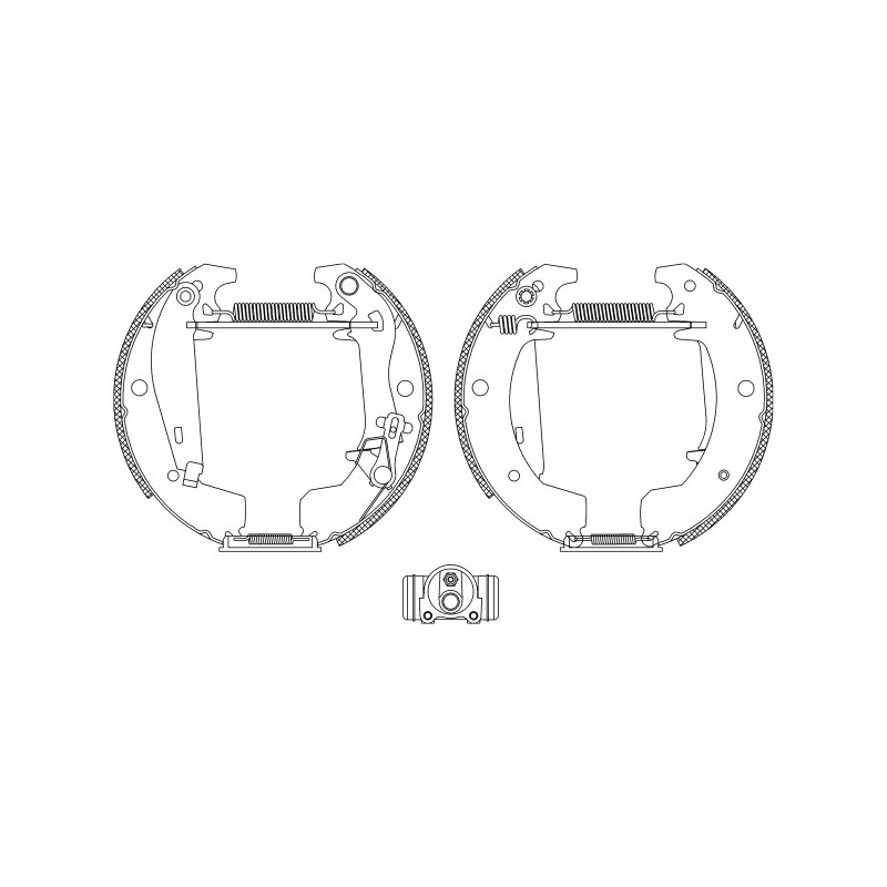 Jeu de mâchoires de frein MINTEX