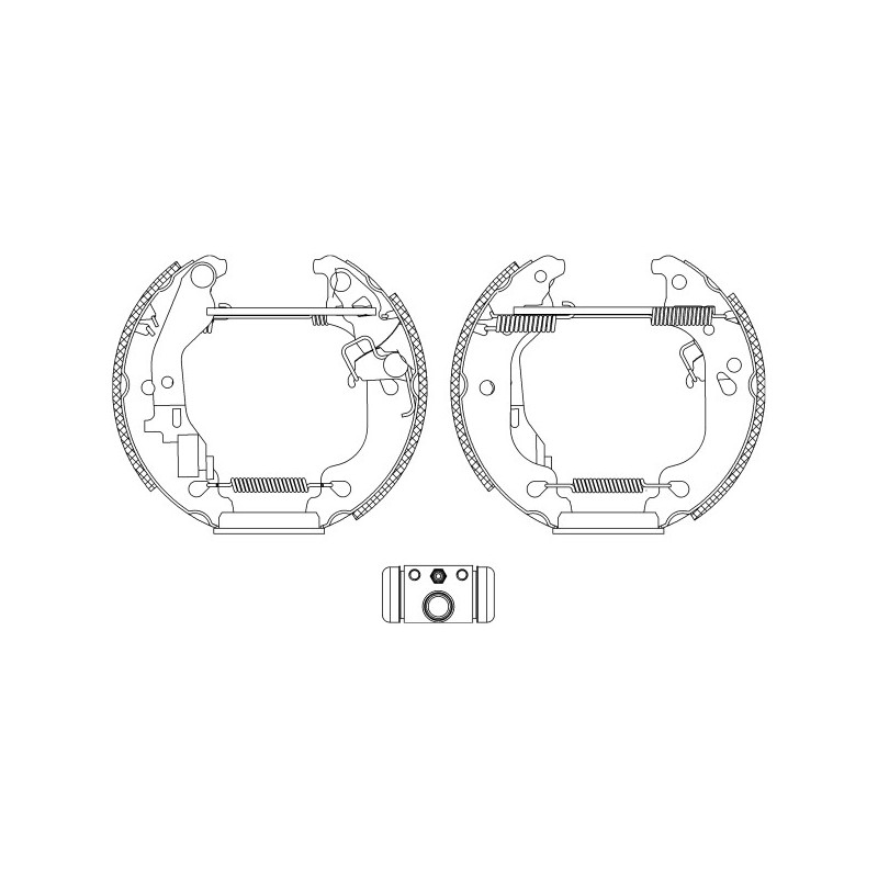 Jeu de mâchoires de frein MINTEX