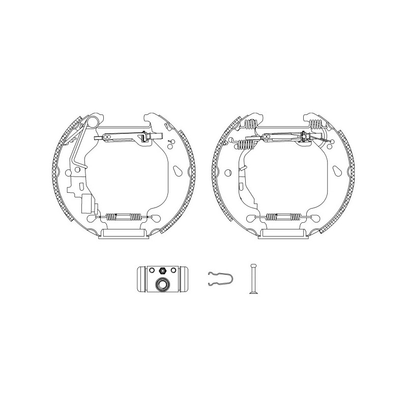 Jeu de mâchoires de frein MINTEX