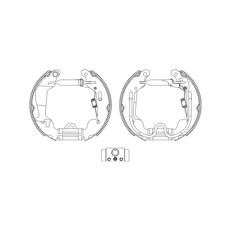 Jeu de mâchoires de frein MINTEX