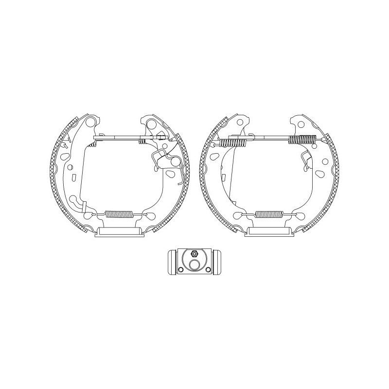 Jeu de mâchoires de frein MINTEX