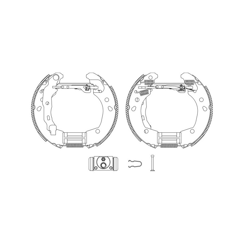 Jeu de mâchoires de frein MINTEX