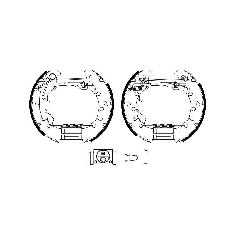 Jeu de mâchoires de frein MINTEX