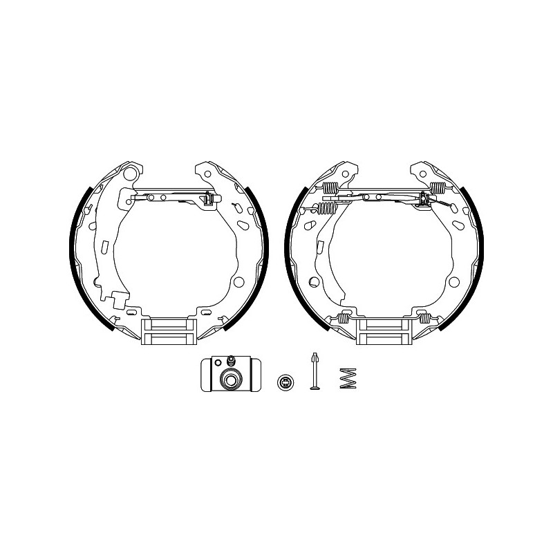 Jeu de mâchoires de frein MINTEX