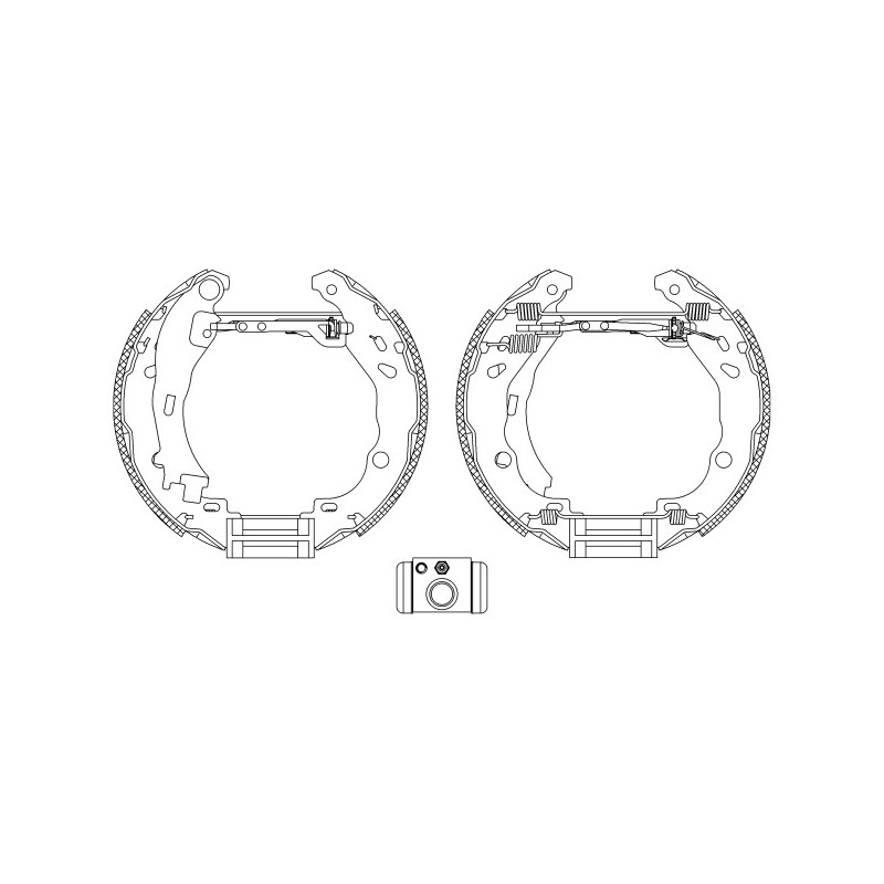 Jeu de mâchoires de frein MINTEX