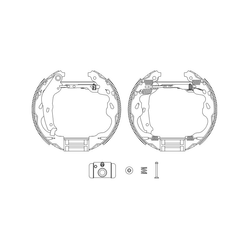 Jeu de mâchoires de frein MINTEX