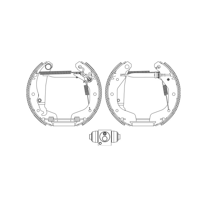 Jeu de mâchoires de frein MINTEX