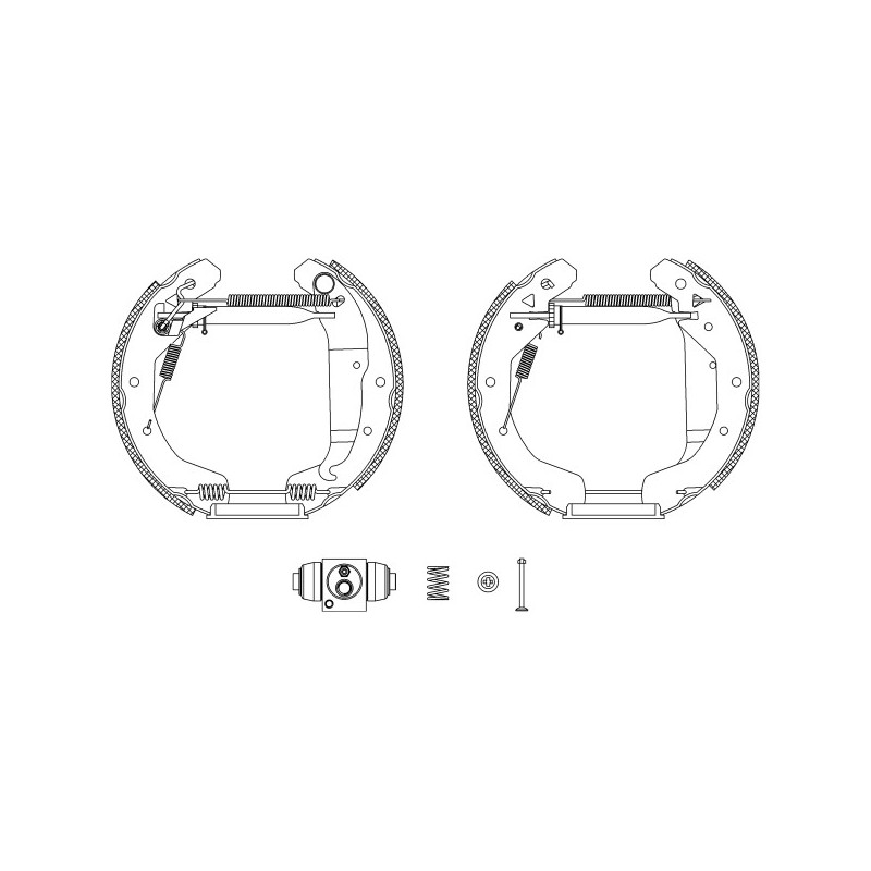Jeu de mâchoires de frein MINTEX