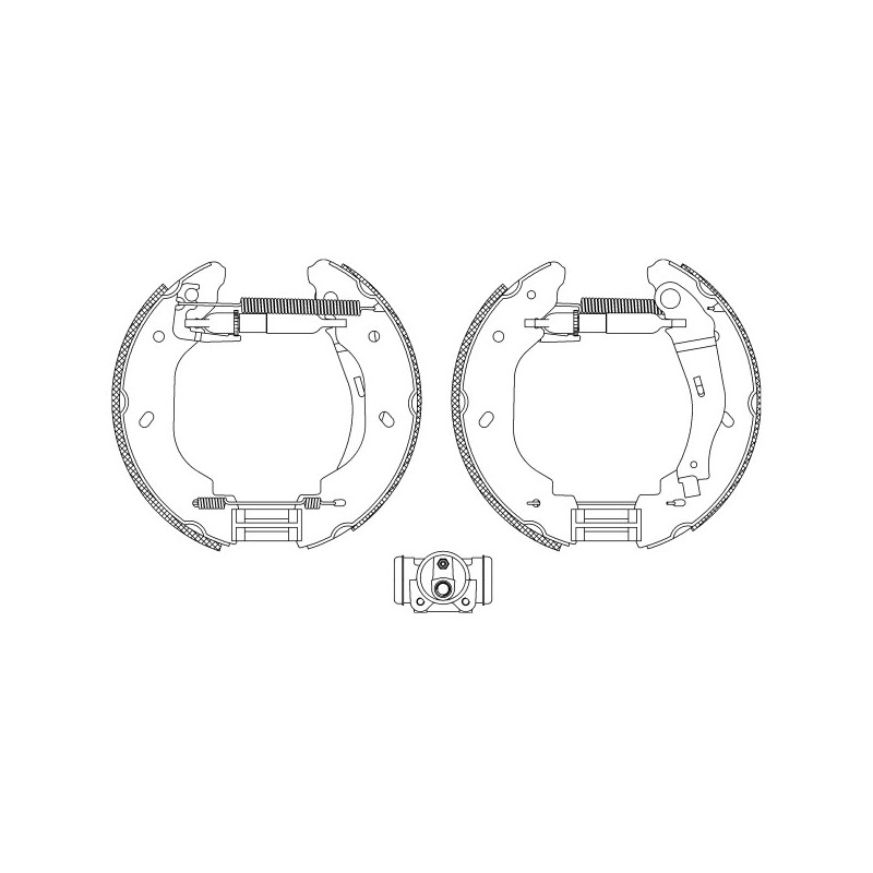 Jeu de mâchoires de frein MINTEX