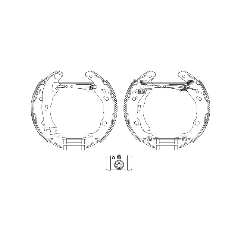 Jeu de mâchoires de frein MINTEX
