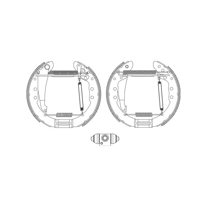 Jeu de mâchoires de frein MINTEX