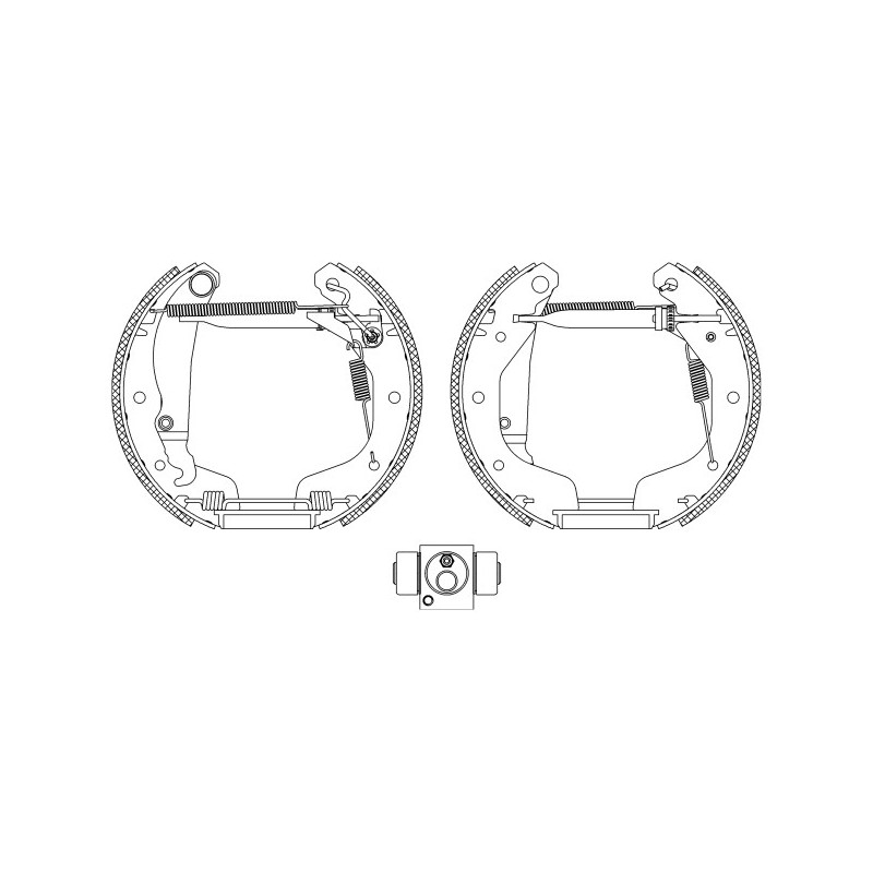 Jeu de mâchoires de frein MINTEX