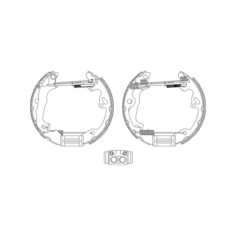 Jeu de mâchoires de frein MINTEX