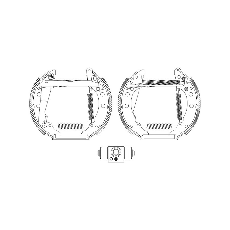 Jeu de mâchoires de frein MINTEX