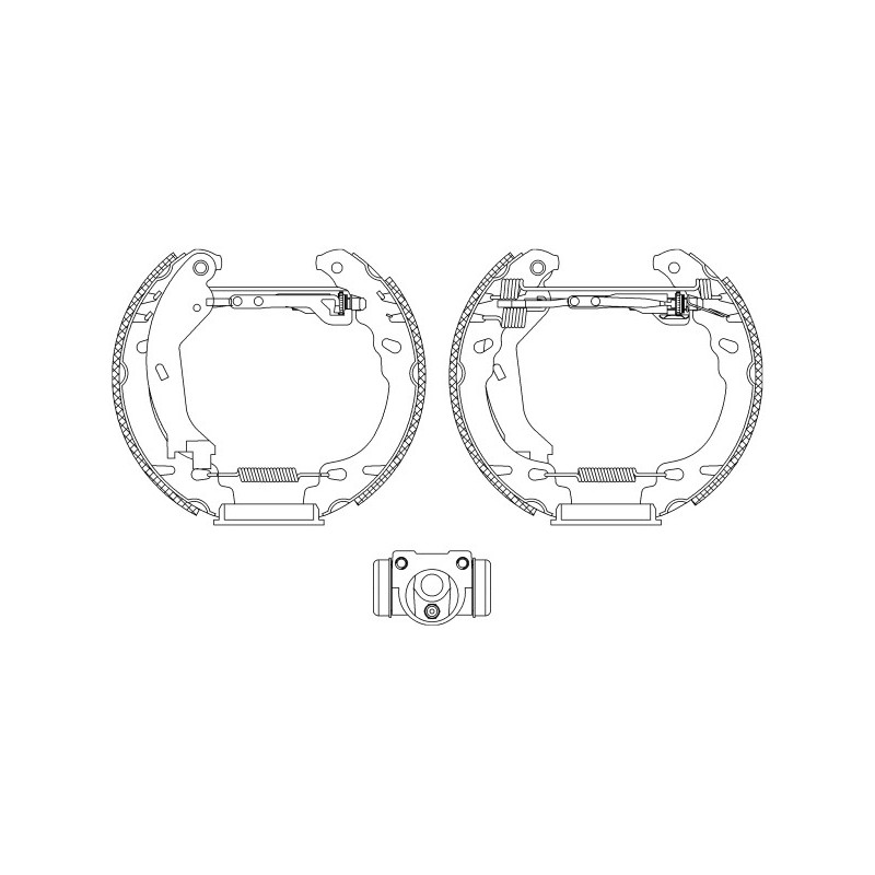 Jeu de mâchoires de frein MINTEX