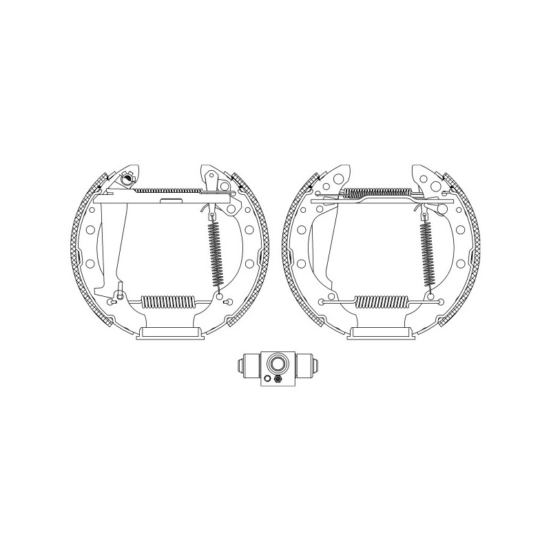 Jeu de mâchoires de frein MINTEX