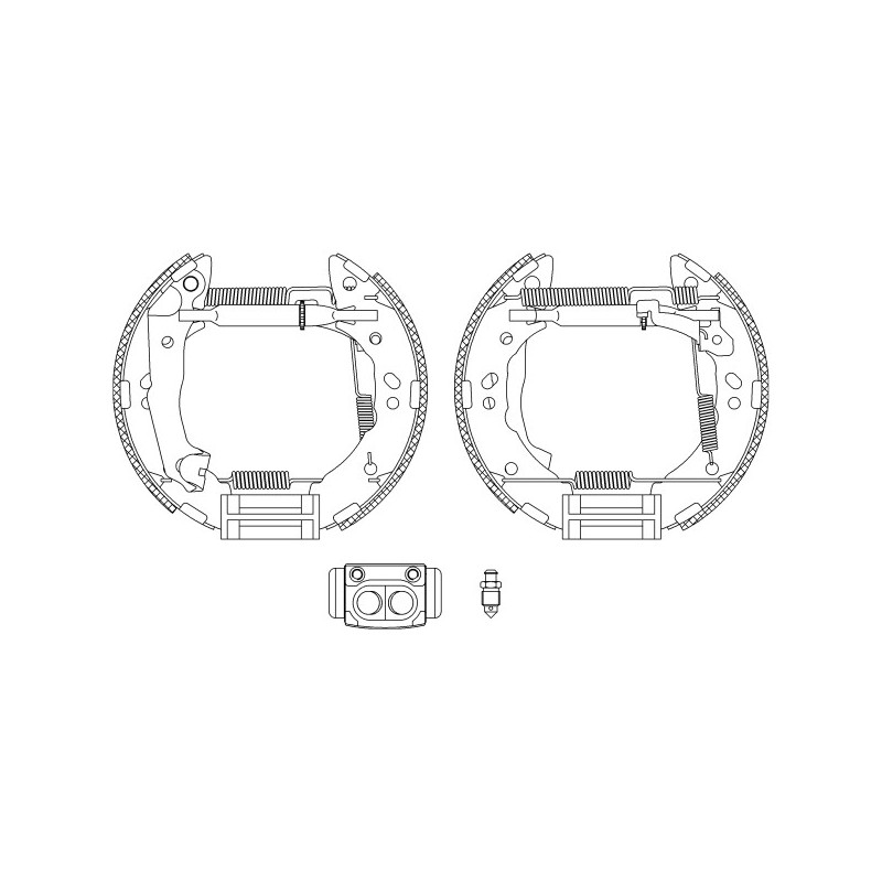Jeu de mâchoires de frein MINTEX