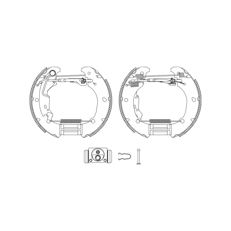 Jeu de mâchoires de frein MINTEX