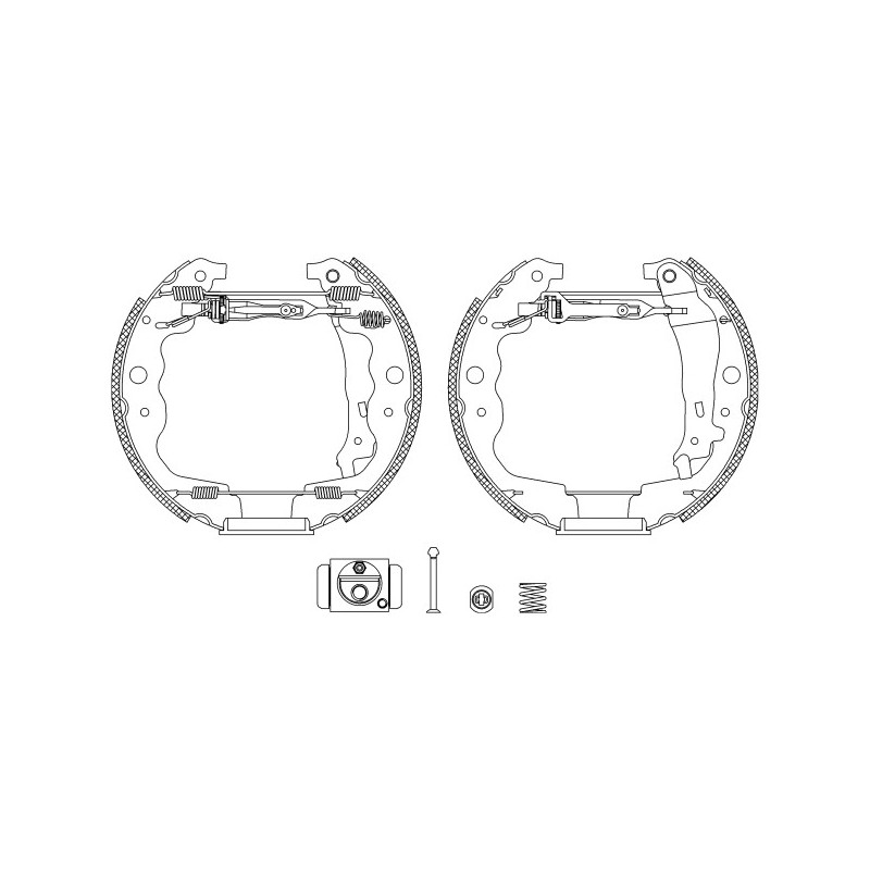 Jeu de mâchoires de frein MINTEX