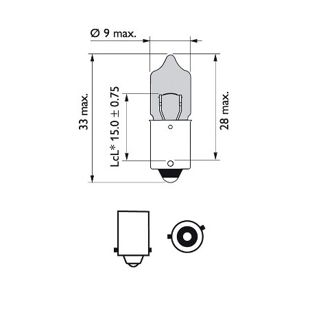 Ampoule (feu arrière / feu...