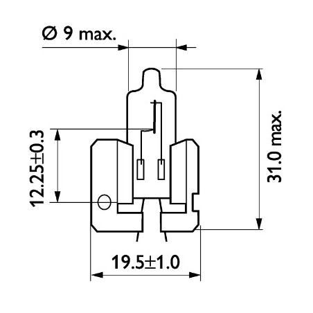 Ampoule (Phare longue portée) PHILIPS
