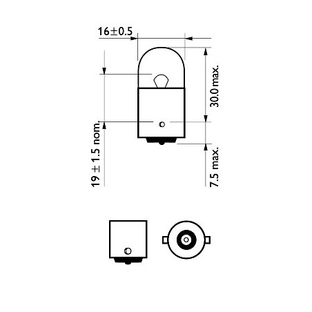 Ampoule (feu arrière / feu clignotant) PHILIPS