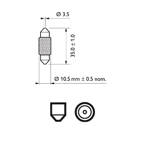 Ampoule (feu plafonnier) PHILIPS