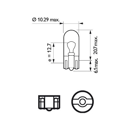 Ampoule (feu arrière / feu clignotant) PHILIPS