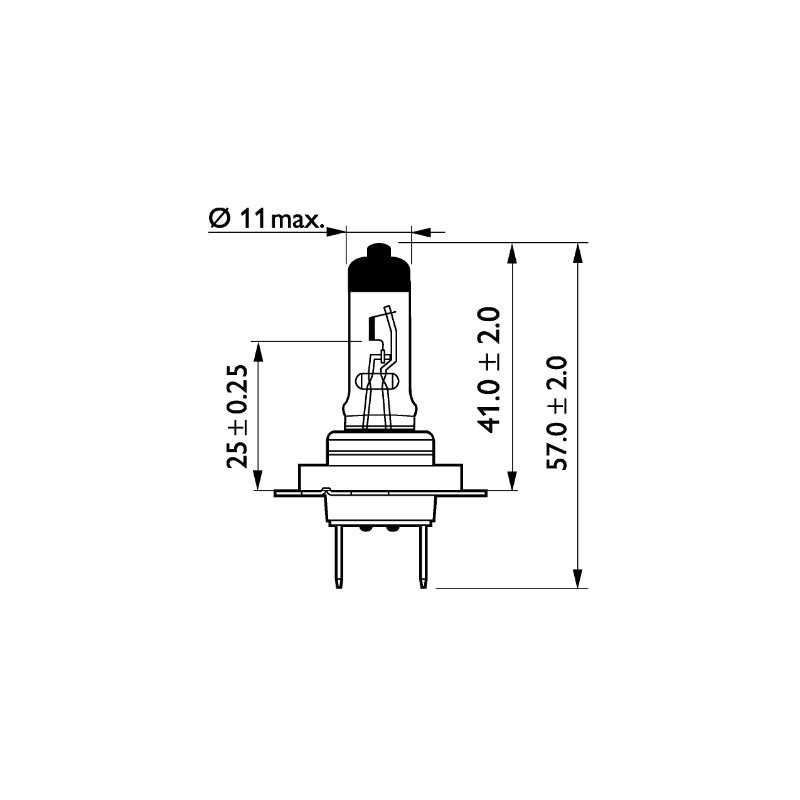 Ampoule (Phare longue portée) PHILIPS
