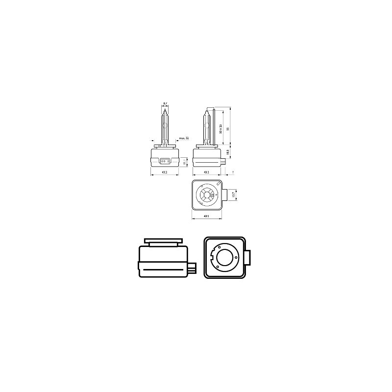 Ampoule (Phare longue portée) PHILIPS