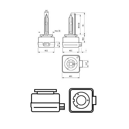 Ampoule (Phare longue portée) PHILIPS