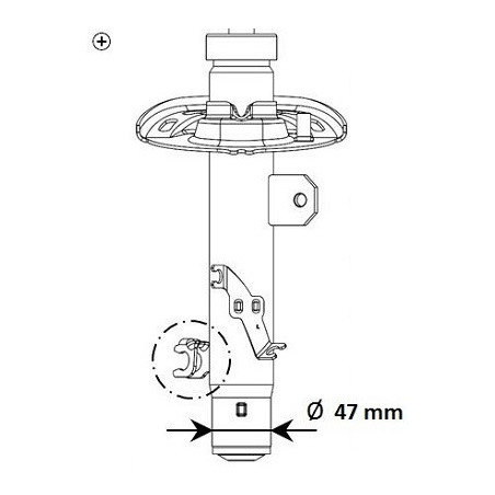 Amortisseur (à l'unité) KYB