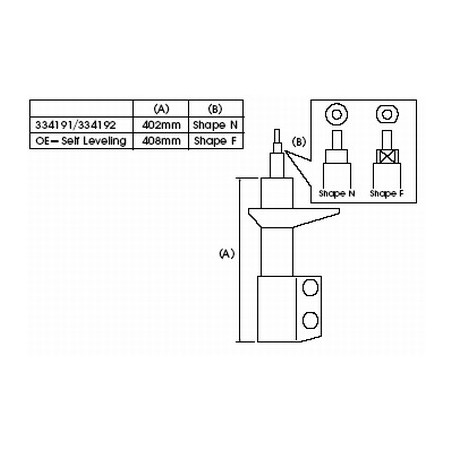 Amortisseur (à l'unité) KYB