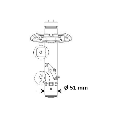 Amortisseur (à l'unité) KYB