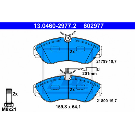 Jeu de quatre plaquettes de...