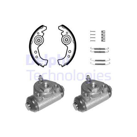 Jeu de mâchoires de frein DELPHI