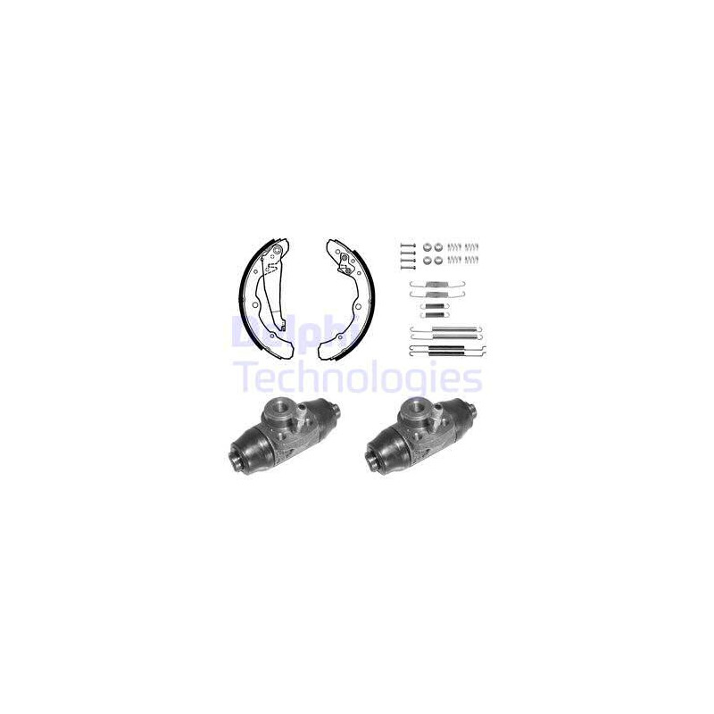 Jeu de mâchoires de frein DELPHI