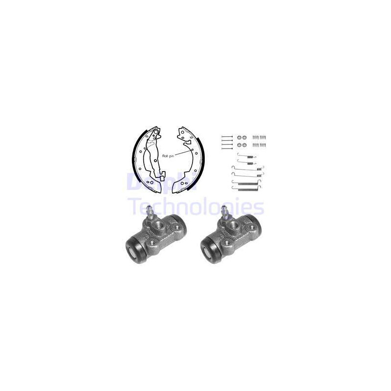 Jeu de mâchoires de frein DELPHI