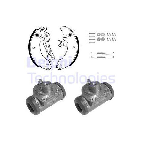 Jeu de mâchoires de frein...