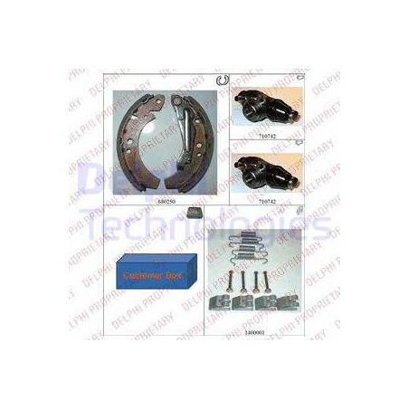 Jeu de mâchoires de frein...